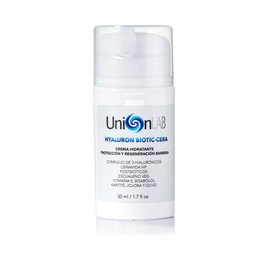 UniónLAB HYALURON BIOTIC-CERA Crema Hidratante Facial Protección y Regeneración de la Función Barrera de la Piel Relleno de Arrugas, 50 ml