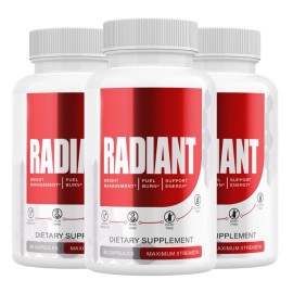 Radiant Advanced Formula Vitamin Natural Health & Wellness Supplement ( 3 Pack )