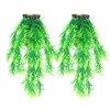 Aquarium Decoration Artificial Water Plants for Fish Tank Landscape Green