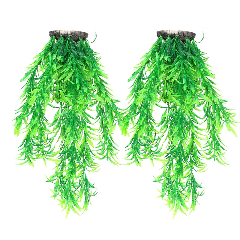 Aquarium Decoration Artificial Water Plants for Fish Tank Landscape Green