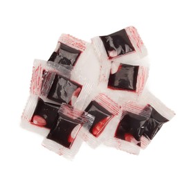 10 Sacchetti 3ml di Sangue Finto di Halloween per Spettacoli Televisivi Che Simulano gli Effetti del Vomito