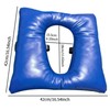 TENOL Bedside Commode Seat Cushion,Waterproof Universal Seats Pad Cover Toilet