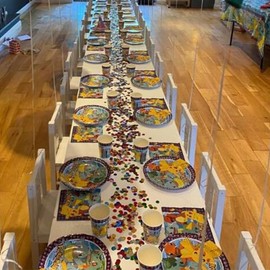 CC wonderland zone Confetti Round Colourful (Diameter 1.5 cm), 50 g Table Confetti Metallic Round Multicoloured for Carnival Decoration, Party Wedding Decoration