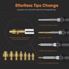 HANGLIFE Soldering Iron Tips for Threaded Inserts M2 M2.5 M3