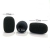 12 Pcs Headset Microphone Covers Foam, Microphone Foam Cover, Microphone