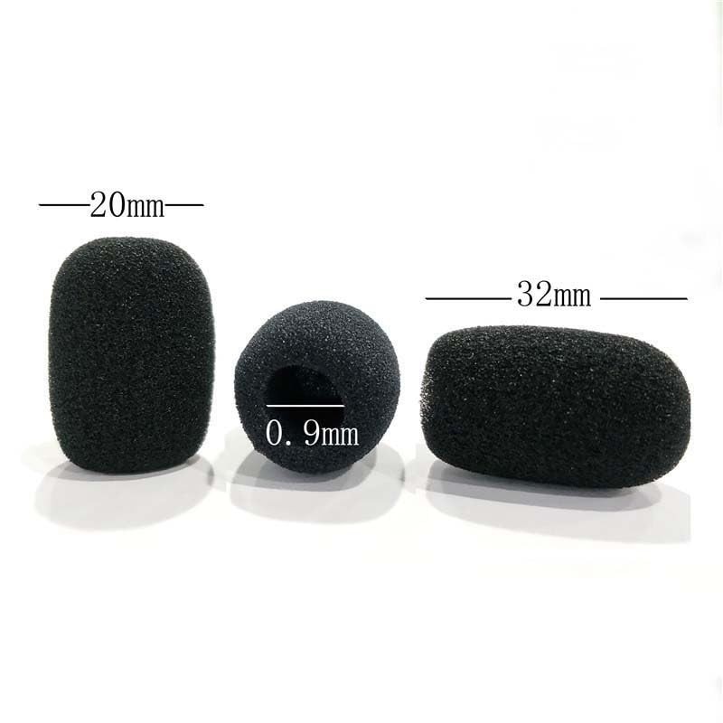 12 Pcs Headset Microphone Covers Foam, Microphone Foam Cover, Microphone