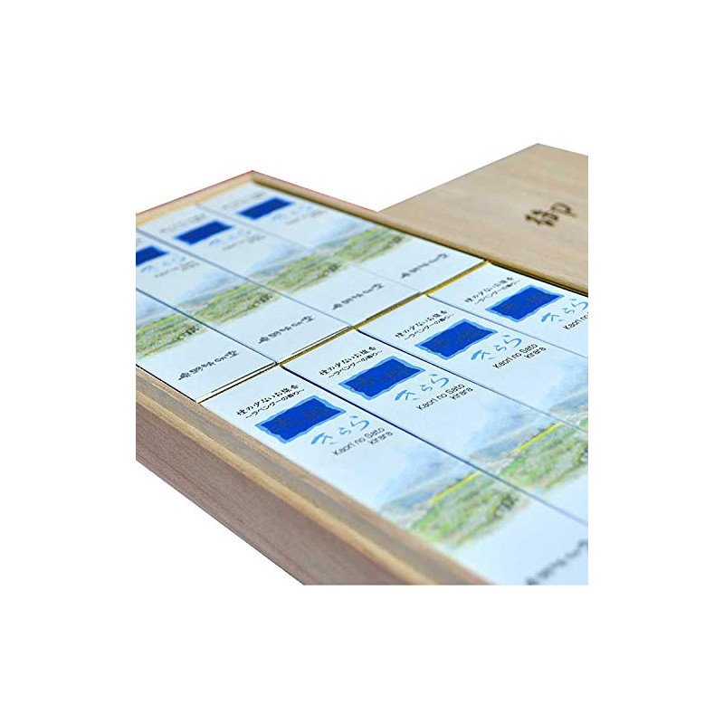 Okuno Seimeido Incense Village Kirara, 8 Boxes, Paulownia Box, Lavender