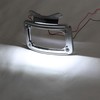 TCMT Curved License Plate Mount Frame W/Light Fit For Harley