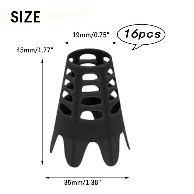 Ruyshu Golf Simulator Tees, Plastic Indoor Golf Mat Tees for