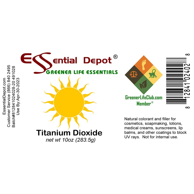 Essential Depot Titanium Dioxide Powder - 10 oz