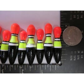 Unbranded 10 NEW WOOD SLIP FLOATS / BOBBERS PANFISH  ICE FISHING NO FREEZE UP ON LINE B271