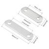 sourcing map Repair Plate, 23mmx8mm 50Pcs, 30mmx8mm 50Pcs, Flat Fixing