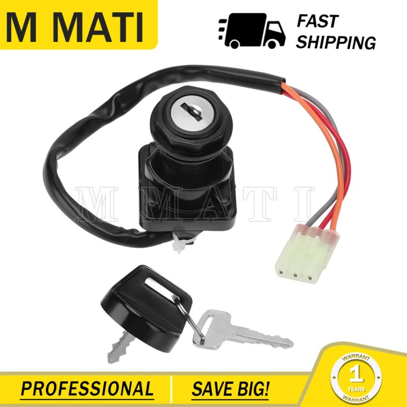 M MATI Ignition Switch Assembly For Kawasaki Brute Force 300