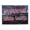 Steuern sind Raub - Fridge Magnet - Magnets for Motivation