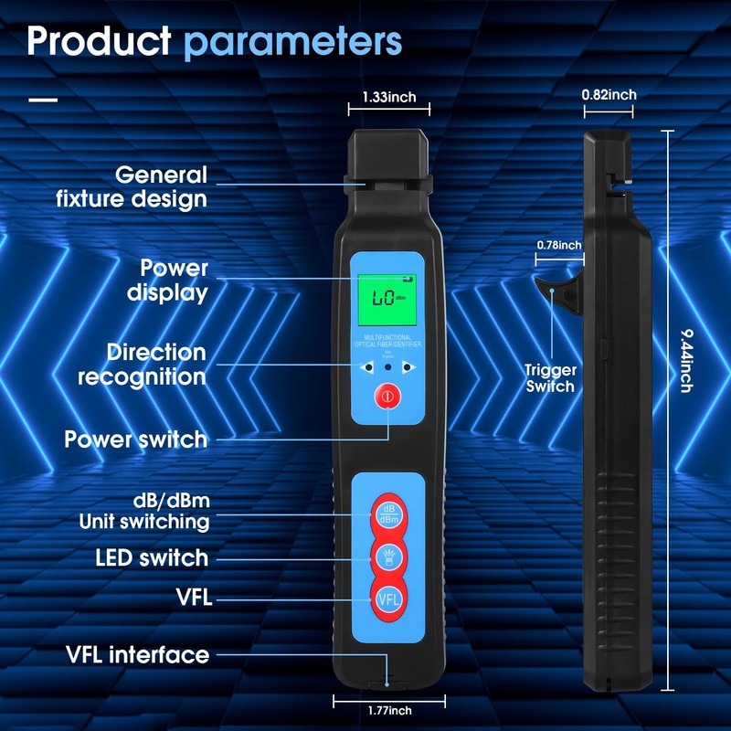 Duogalia Live Fiber Optic identifier 800~1700nm Built in 10Km Visual