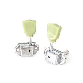 6pcs Open-Style Guitar Tuning Keys String Tuning Pegs Vintage Tuners Guitar Machine Head 3L3R with Mounting Screws for Folk Guitar and Electric Guitar