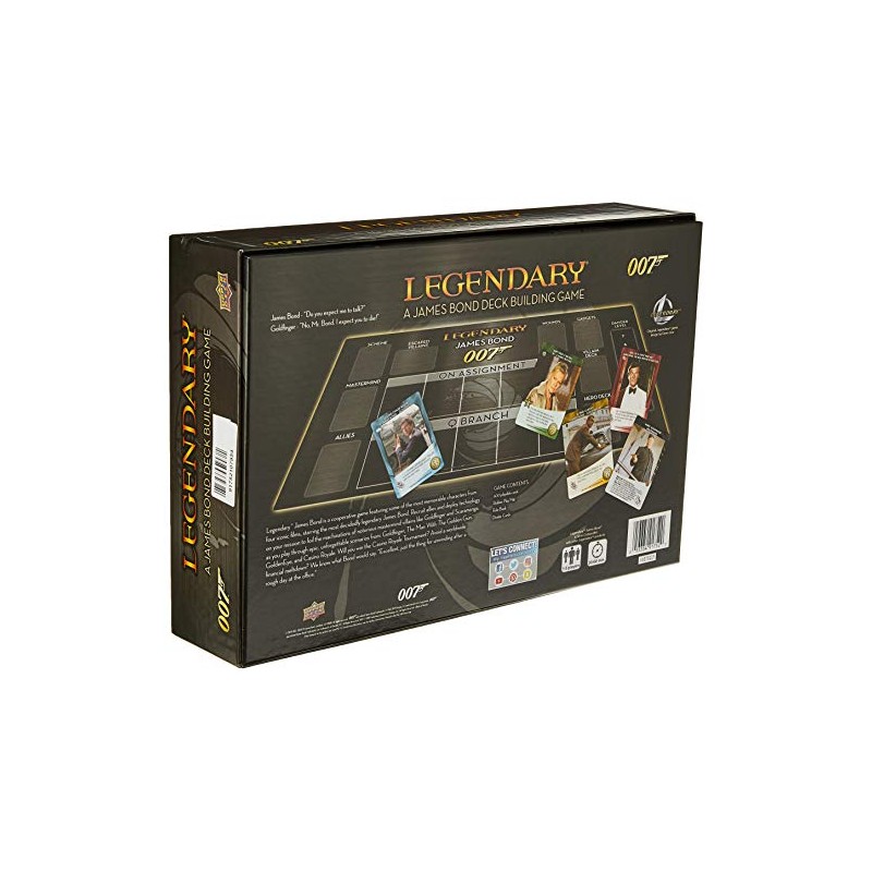 Upper Deck 2019 Legendary: 007, James Bond Deck-Building Game, Multi