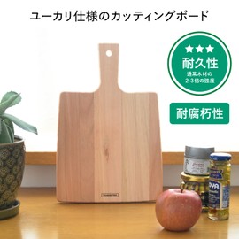 Tramontina 13276/292 TRAMONTINA Cutting Board, Wood Cutting Board, 13.4 x 9.1 inches (34 x 23 cm), Handle Included, Eucalyptus (Eucalyptus), Antibacterial, Lightweight, Made in Brazil