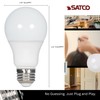 Satco S29593 9.5W A19 LED Light Bulb, 2700K Warm White,