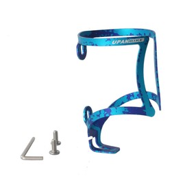 UPANBIKE Bicycle Bottle Cage Aluminum Alloy Lightweight Bottle Holder Cycling Bottle Cage for MTB Road Bike,Camouflage Blue