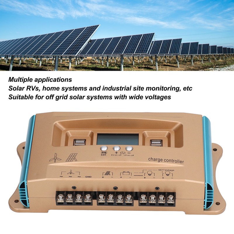 Solar Charge Controller MPPT Overcharge Protection Solar Charge Regulator for