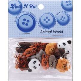 Jesse James Dress It Up Embellishments: Animal World