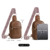 YUERMEI Small Sling Crossbody Bag for Women Trendy, Vegan Leather