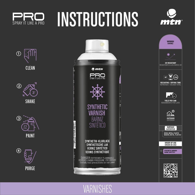 Montana Colors MTN PRO Synthetic Varnish Satin 400ml