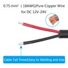 12V DC Power Pigtails Cable,0.5m/1.65ft DC 5.5mm x 2.1mm Male