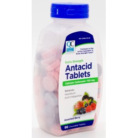 Quality Choice Quality Choice Extra Strength Assorted Berries Antacid Chewable 96 Each (4)