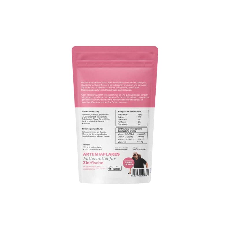 NatureHolic Pure Flakes - Artemia - High Acceptance - Over