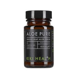 KIKI HEALTH Aloe Pure Capsules- | 20 Vegan Capsules | 10 Months Supply | Colon Cleanse, Digestion Support, Natural Soother