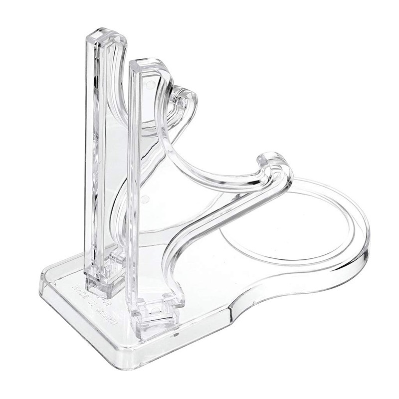 Hipiwe Acrylic Tea Cup Saucer Display Stands Clear Dinnerware Display