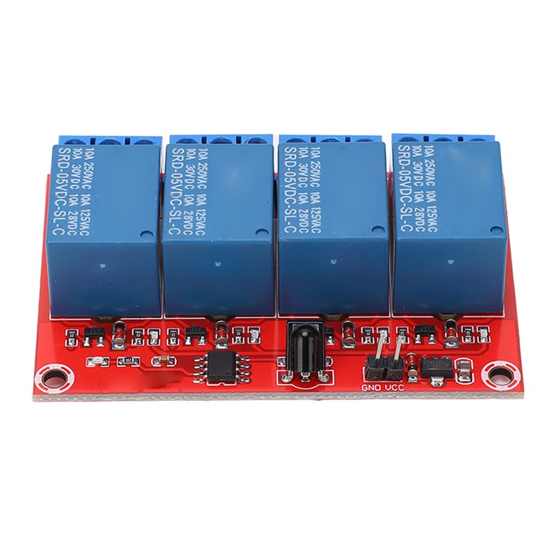 4 Channel Receiving Relay Module 4CH Infrared Remote Transceiver Receiver