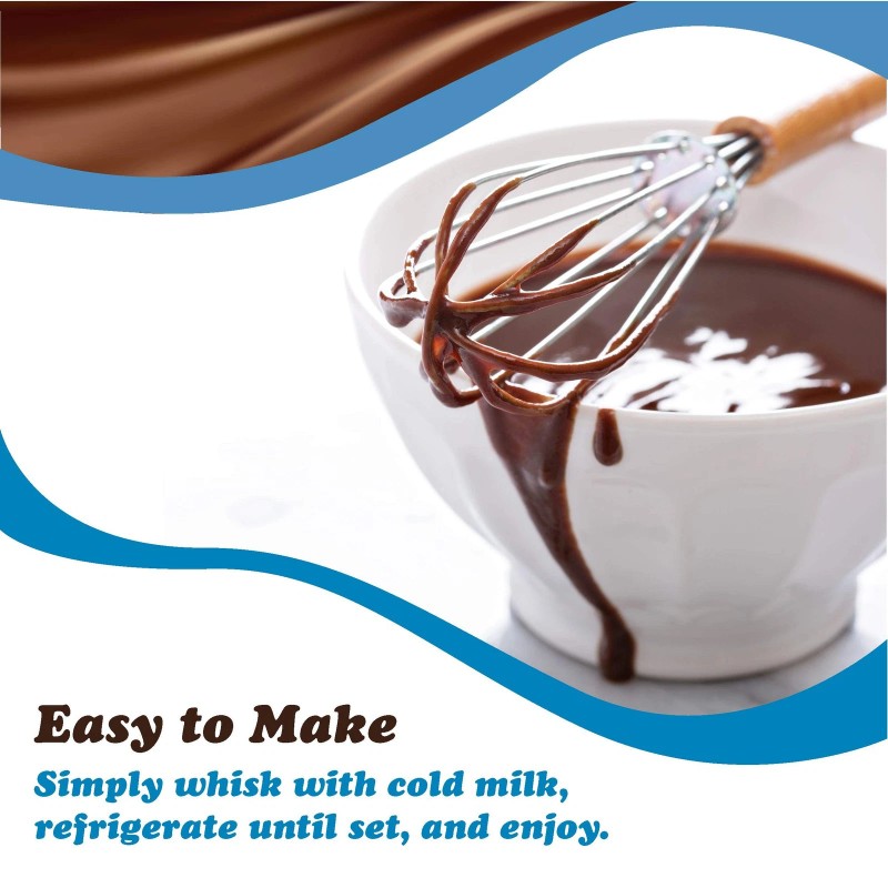 Dove Milk Chocolate Pudding Mix 3.34 Oz Pack Of 12