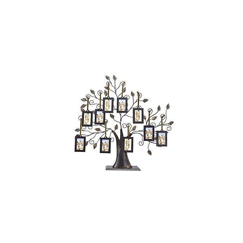 Klikel Family Tree Picture Frame Display with 10 Hanging Picture