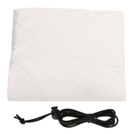 Indoor Air Conditioner Cover Window Unit AntiRust CreamyWhite 53.3x35.6x7.6cm with Drawstring