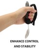 Strap Adaptive Scoop Stainless Steel Wavy Shape Handle Cuff Eating