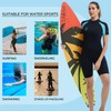 Lemorecn Women's 3mm Shorty Wetsuits Back Zip(3045A-XL)