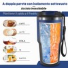 Tazza Termica 600ml 20oz, Termos Caffè con Doble Pared Reutilizable,