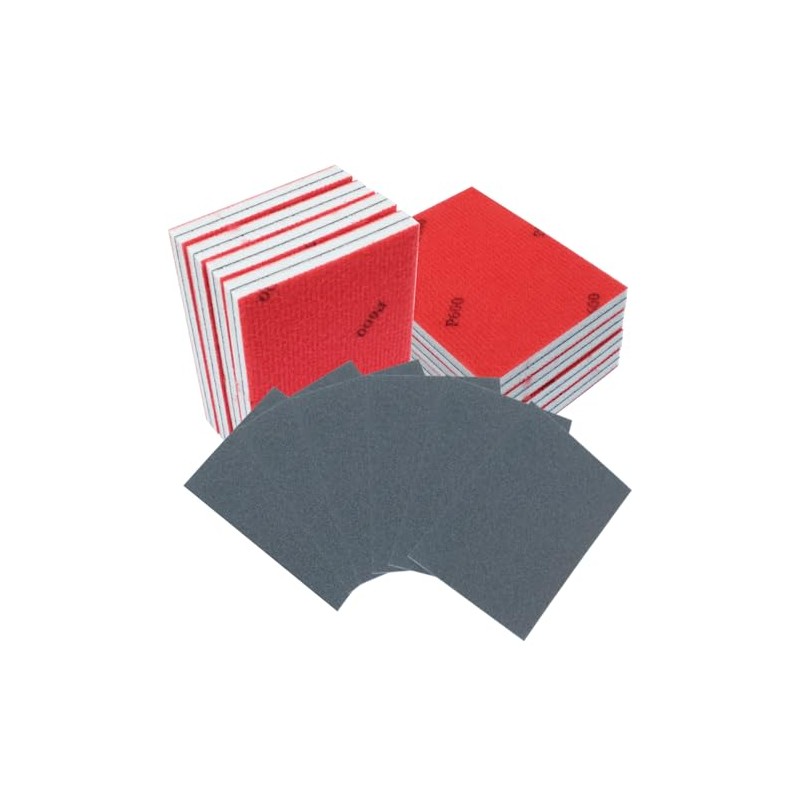 20Pcs 600 Grit Sanding Sponge, 4" x 3" Soft and