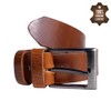 KHIM Leather Belt for Men, Handmade Men's Belt for Formal