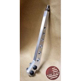 StreetRays [Originals] [SR] Billet 10" Bent Shifter Handle Lever for Tremec T5 T45 T56 Hurst Mustang V2