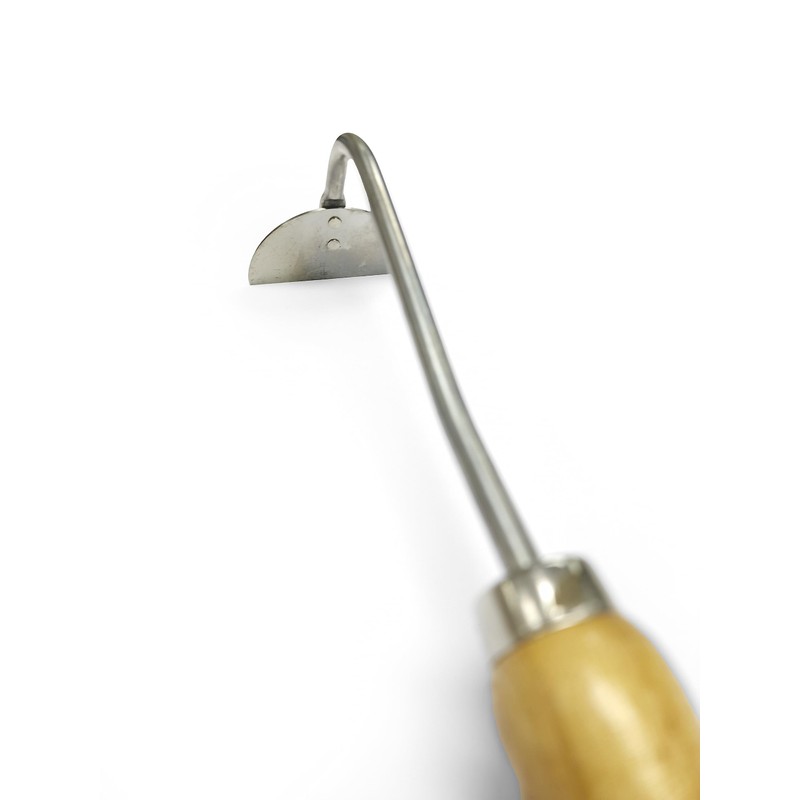 Greenman Traditional Onion Hoe Ash Handled Stainless Steel 35cm (14")