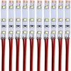 RUNCCI-YUN 10 x 12-18 V 3-LED House Lighting 5 cm