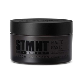STMNT Grooming Goods Matte Paste, 3.38 oz: Strong control with a non-greasy formula. Coconut gel haircare, comfort clay for sleek, effortless styling.