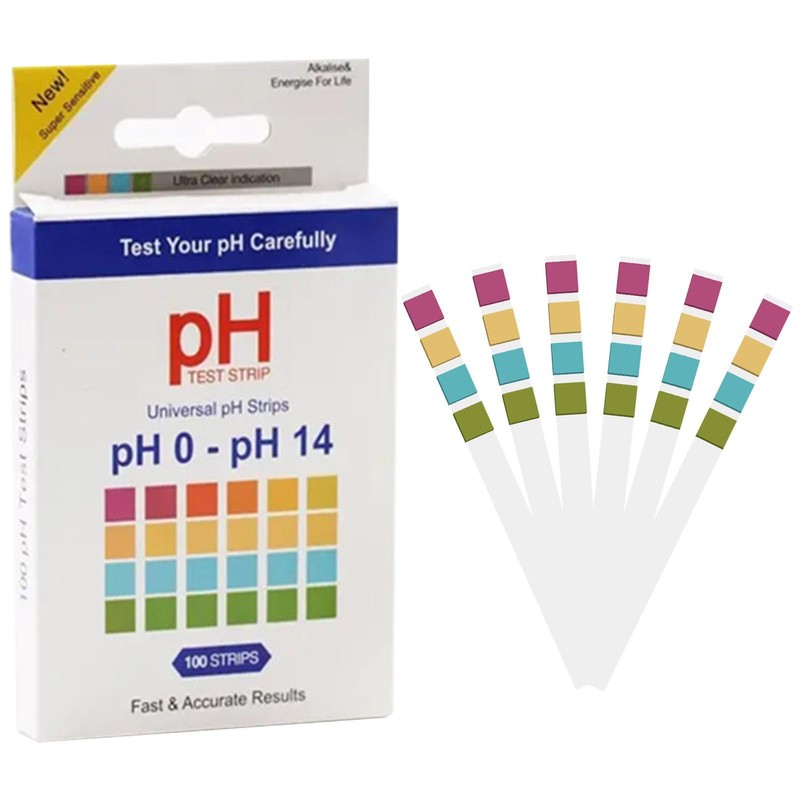 Ph Strips for Urine and Saliva Testing - Ph 0-14