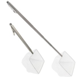 2 Pcs Aquarium Telescopic Shrimp Net, 5/7.5 Cm Tiny Fish Tank Net, Fish Net, Fish Tank Net, Aquariums With Extendable 5-15 Inch Long Handle, For Fish Tanks & Small Ponds