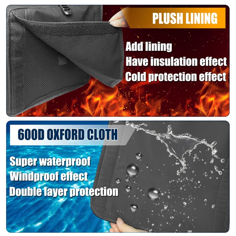 24x11x11 Inch Pool Pump Cover with 2 Side Openings, 3-Layer
