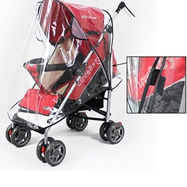 LUPO Buggy Puschair Rain Cover - Universal for Hauck, Silver Cross, Joie, Chicco Pram Strollers + More